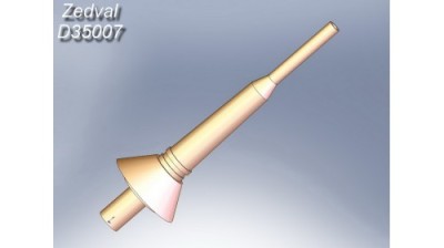 Zedval D35007 Antenna input for radio stations R-123 1/35