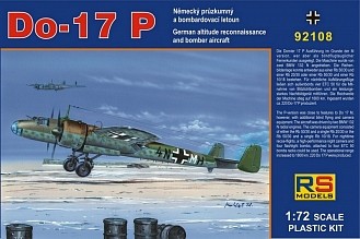 RS Model 92108 Dornier Do 17 P 1/72