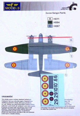 Lf Model C44132 Junkers Ju 88A-4 over Spain - part 1 декали 1/144