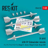 Reskit RS48-0238 AIM-9P Sidewinder missile (4 pcs.) 1/48