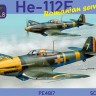 Lf Model P4817 Heinkel He-112E in Romanian service (4x camo) 1/48