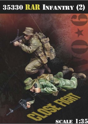 Bravo6 35330 Пехота Австралии, Вьетнам, 2 фигурки 1:35