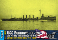 Combrig 70673 USS Paulding-class DD-29 Burrows, 1910-1919 1/700