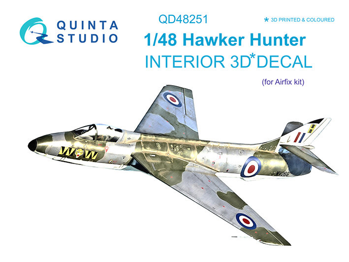Quinta studio QD48251 Hawker Hunter (Airfix) 1/48