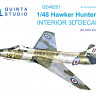 Quinta studio QD48251 Hawker Hunter (Airfix) 3D Декаль интерьера кабины 1/48
