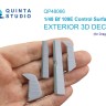 Quinta studio QP48066 Рулевые поверхности для Bf 109E (Dragon) 1/48