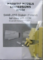 Maestro Models MMCK-7221 1/72 J35S Draken tailcone (Finland)