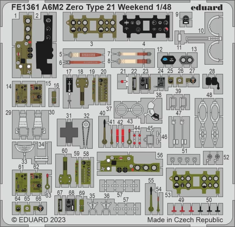 Eduard FE1361 A6M2 Zero Type 21 Weekend (EDU) 1/48