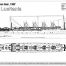 Combrig 70699WL RMS Lusitania Ocean Liner, 1907 1/700