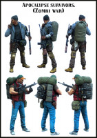 Evolution Miniatures 35143 Apocalypse survivors (Zombi war ) 1/35