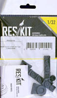 Reskit RS32-0144 AH-64 Apache Колеса Type 2 (HAS,REV,MONO) 1/32