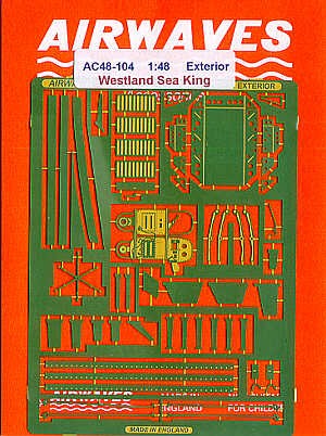Airwaves (etched) AEC48104 Westland Sea King AEW.2/HAR.3 1/48