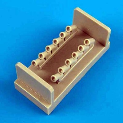 QuickBoost QB72257 Spitfire Mk. IX exhaust - round 1/72