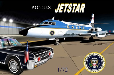 Mach 2 MACHGP091 Lockheed Jetstar P.O.T.U.S 1/72