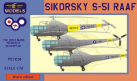 Lf Model LFM-P7236 1/72 Sikorsky S-51 RAAF (3x camo)