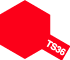 Tamiya 85036 TS-36 Fluorescent Red (Флуоресцентная красная) глянцевая