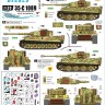 Star Decals 35-C1089 SS-Pz.Kpfw.VI Tigers in France # 1. 1. Kompanie / s.SS.Pz-Abt 101, Normandie France Summer 1944 1/35