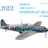 Quinta studio QD48140 Ki-61-I (для модели Hasegawa) 3D Декаль интерьера кабины 1/48