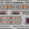 Eduard 49810 F2H-2 seatbelts STEEL 1/48 KITTYHAWK