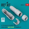 Reskit RSU48-471 F-111 (A,B,C,D,E) exh.nozzles (open & closed) 1/48