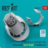 Reskit RSU48-471 F-111 (A,B,C,D,E) exh.nozzles (open & closed) 1/48