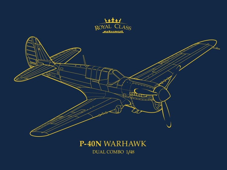 Eduard R0025 P-40N Warhawk Royal Class Dual Combo 1/48
