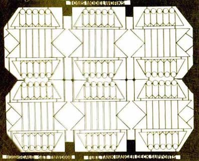 Tom's Modelworks 3585 Hangar deck drop tank hangers 1/350
