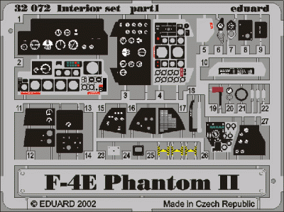 Eduard 32503 F-4E interior TAM