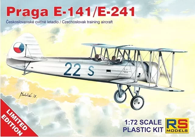 Rs Model 94004 Praga E-141/E-241 Czechoslovak training plane 1/72