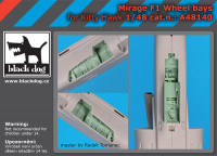 Blackdog A48140 Mirage F1 wheel bays (KITTYH) 1/48