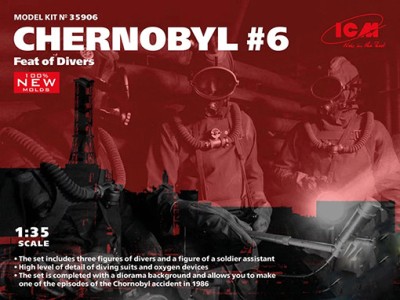 ICM 35906 Chernobyl No.6 - Feat of Divers (4 fig.) 1/35
