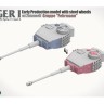 Takom 2202 Немецкий тяжёлый танк TIGER I Sd. Kfz.181 Pz.Kpfw.VI Ausf.E ранний + стальные катки w/Zimmerit Groppe "Fehrmann" 1/35