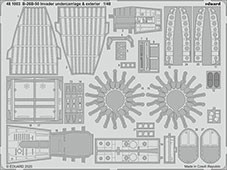 Eduard 481003 SET B-26B-50 Invader undercarr.&amp;exterior (ICM)