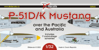 Dk Decals 32022 P-51D/K Mustang o.Pacific&Australia (7x camo) 1/32