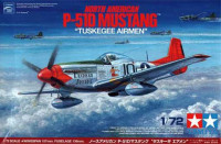 Tamiya 25148 Mustang P51-D Tuskegee Airmen 1/72
