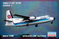 Восточный Экспресс 144115-2 Пассажирский самолет Fokker F-27-200 Air UK 1/144
