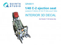 Quinta studio QR48011 Кресло C-2 для семейста F-104 (Kinetic) 1/48
