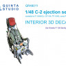 Quinta studio QR48011 Кресло C-2 для семейста F-104 (Kinetic) 1/48