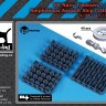 Black Dog MA48001 US NAVY tiedown + padaye (LHA/LHD) (3D-Printed) 1/48