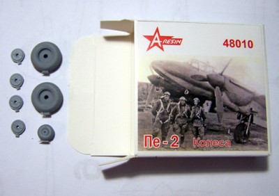 A-resin 48010 Колеса Пе-2 1/48