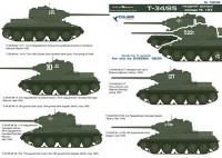 Colibri decals 72038 T-34-85 (especially for the model T-34 ZVEZDA_5039) 1/72