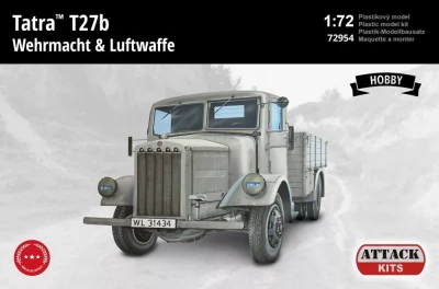 Attack Hobby 72954 TATRA T27b Wehrmacht &amp; Luftwaffe (HOBBY) 1/72