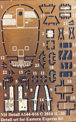NH Detail NHA144016 Ilyushin Il-20M Detail Set 1/144