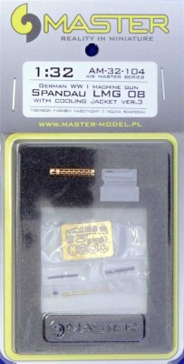 Master AM-32-104 1/32 Spandau LMG 08 w/ cooling jacket ver.3