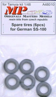 Mp Originals Masters Models MP-A48010 1/48 Spare tires for German SS-100 (6 pcs.)