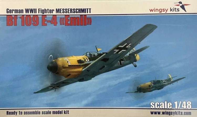 Wingsy Kits WINGKD510 Messerschmitt Bf 109 E-4 German WWII Fighter 1/48