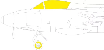 Eduard EX986 Mask Hunter FGA.9/FR.10/GA.11 (AIRF) 1/48