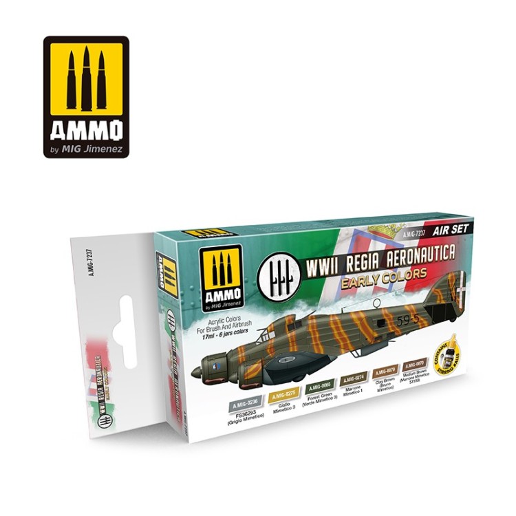 Ammo Mig 7237 Набор красок Итальянские ВСС ранние