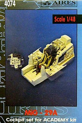 Aires 4074 MiG-29A FULCRUM cockpit set 1/48
