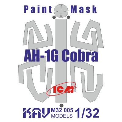 KAV M32005 Маска на AH-1G Cobra (ICM 32060)